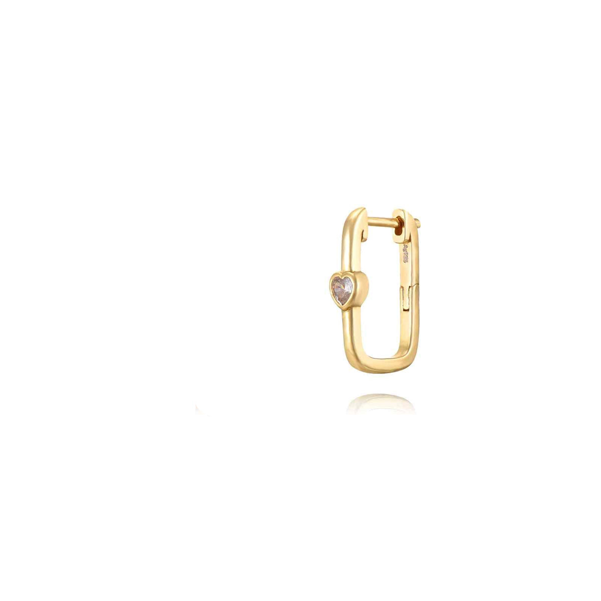 Heart hoop gold