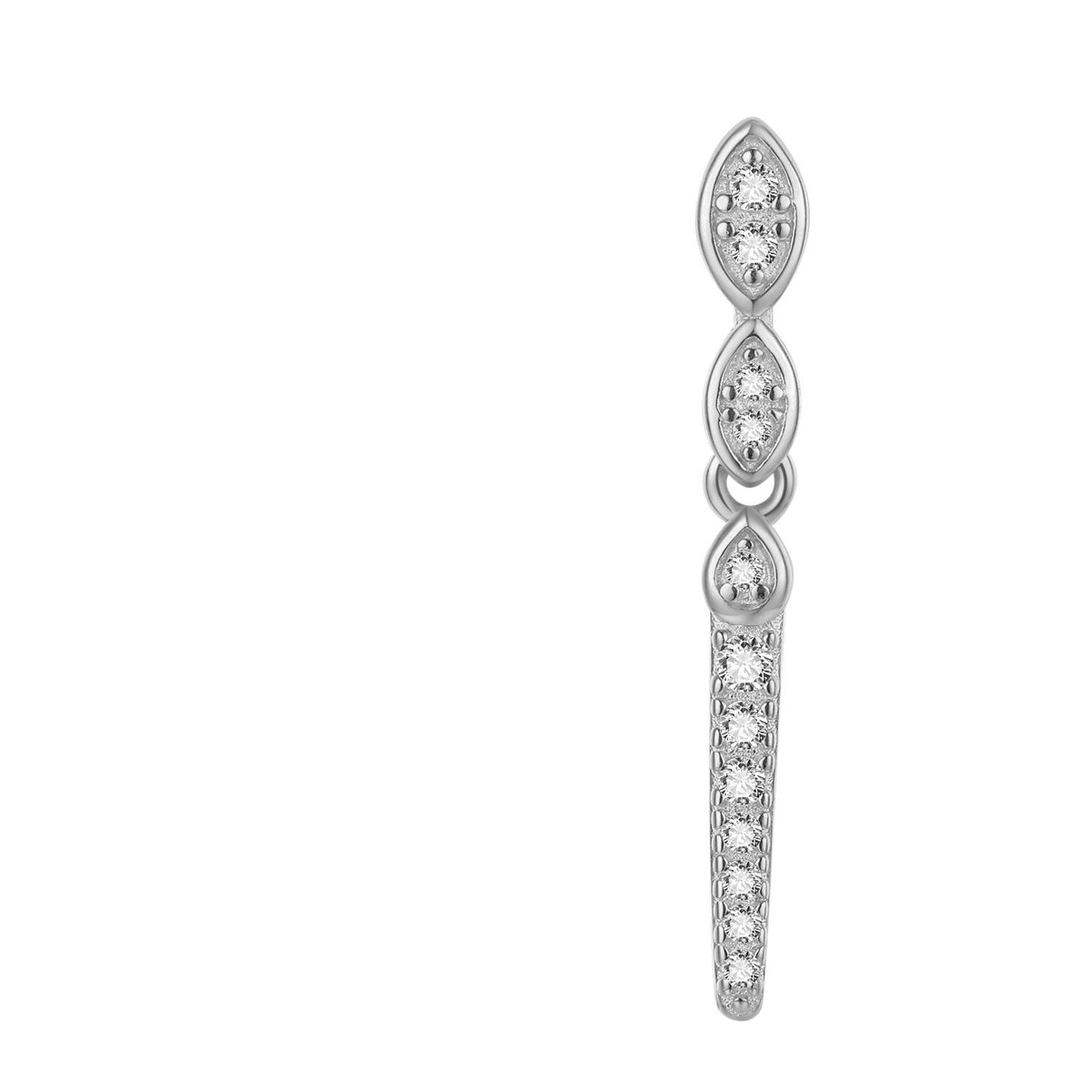 drop earring silver