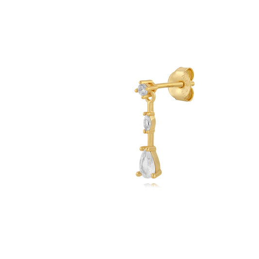 Drop stud gold