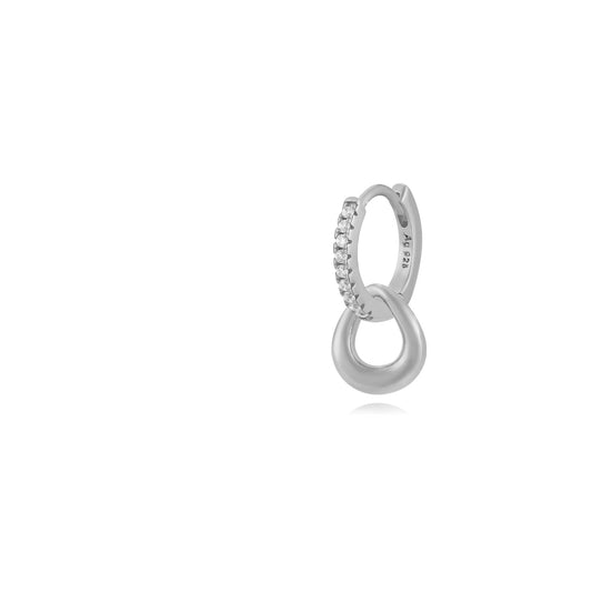 Double hoop silver