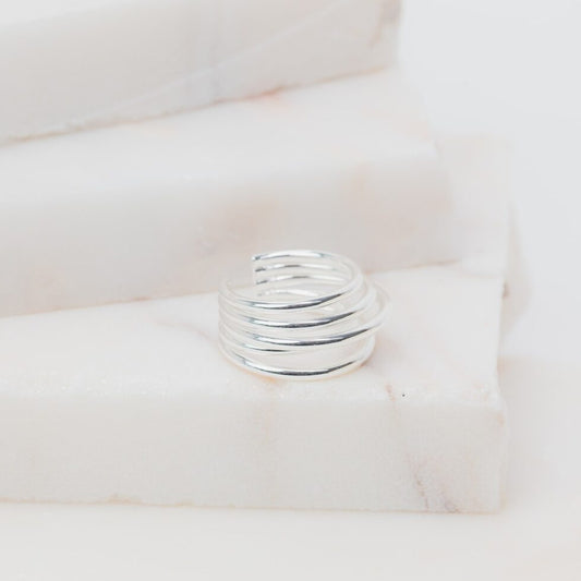 Luna ring silver