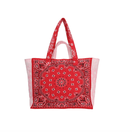 Bandana bag red
