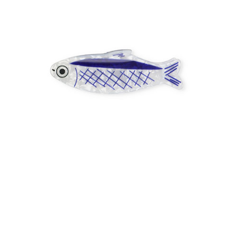 fish hair clip