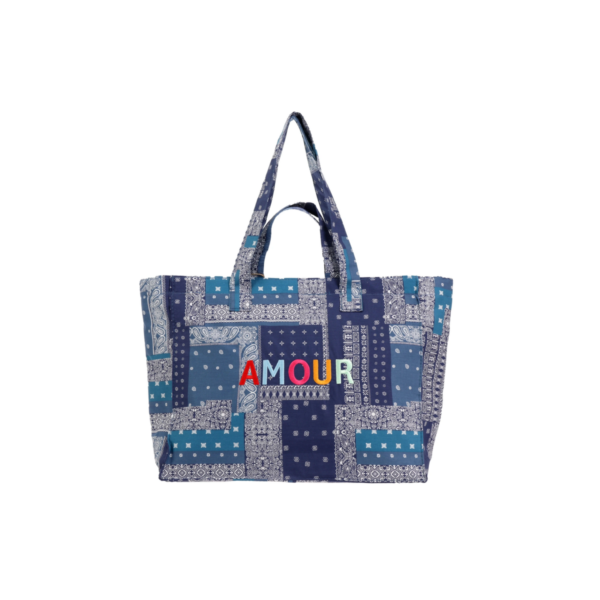 Amour bandana bag blue