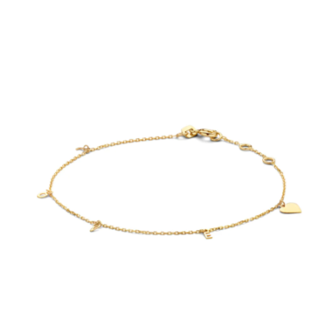 L.O.V.E. bracelet 14 karat gold
