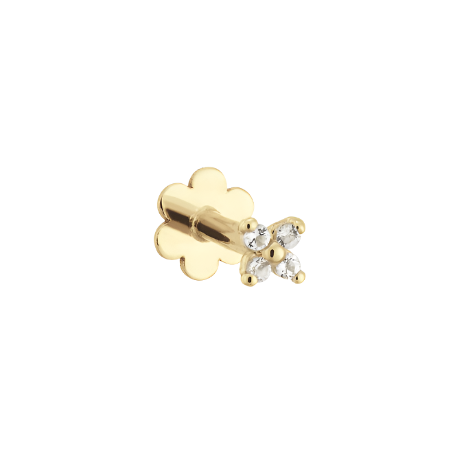 Bloom topaz piercing