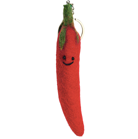 Chili Pepper key chain