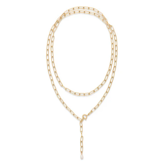 Double chain necklace