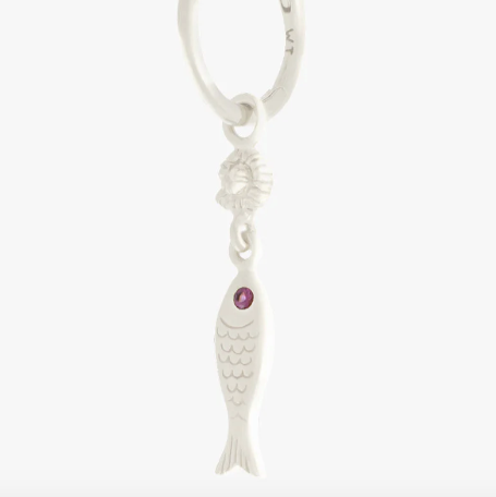 Sardhina hoop silver