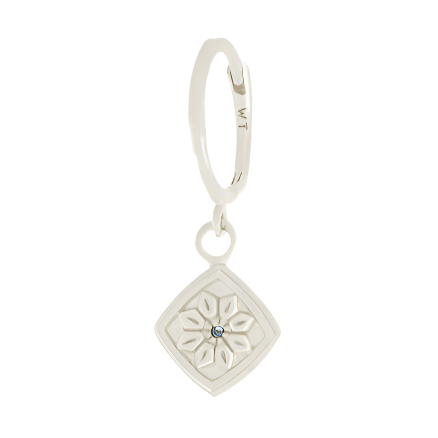 Azulejo hoop silver