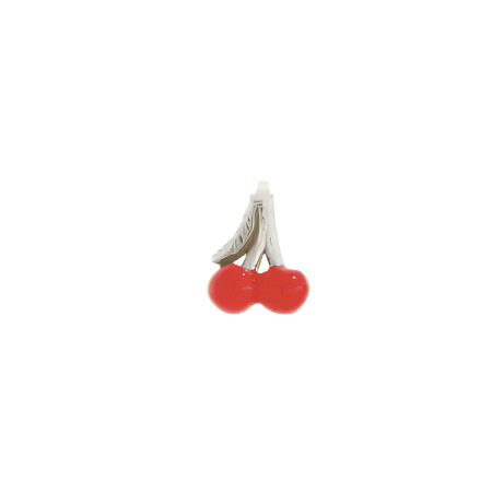Cherry stud silver