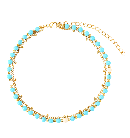 Turquoise anklet