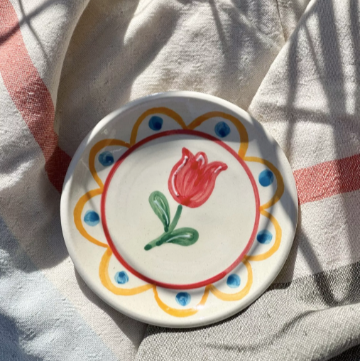 Small Ceramic Flower plate