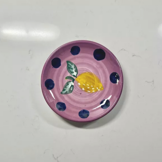 Small lemon plate