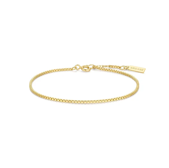 Box bracelet gold