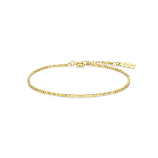 Box bracelet gold
