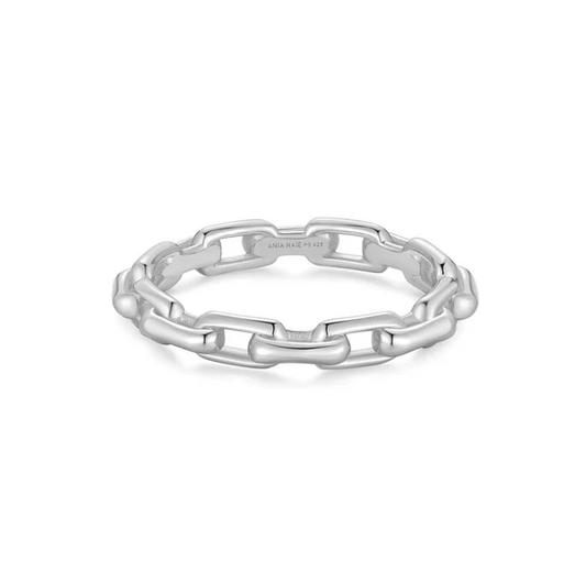 Chain ring silver