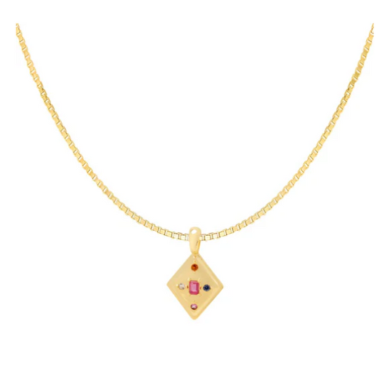 Radiant necklace gold