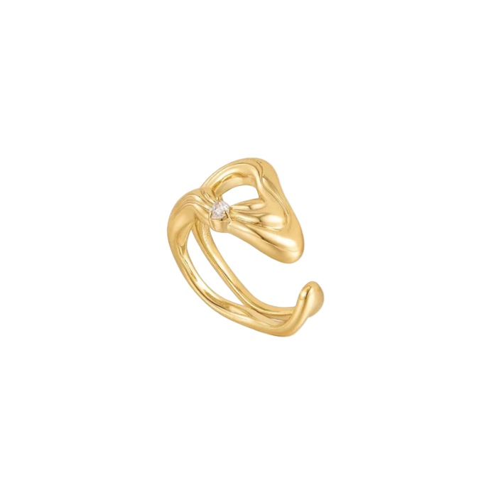Twisted wave ring