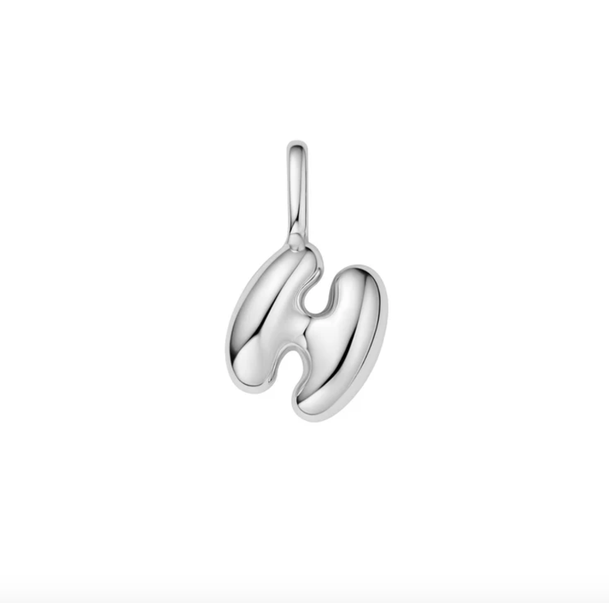 Pop charm letter silver