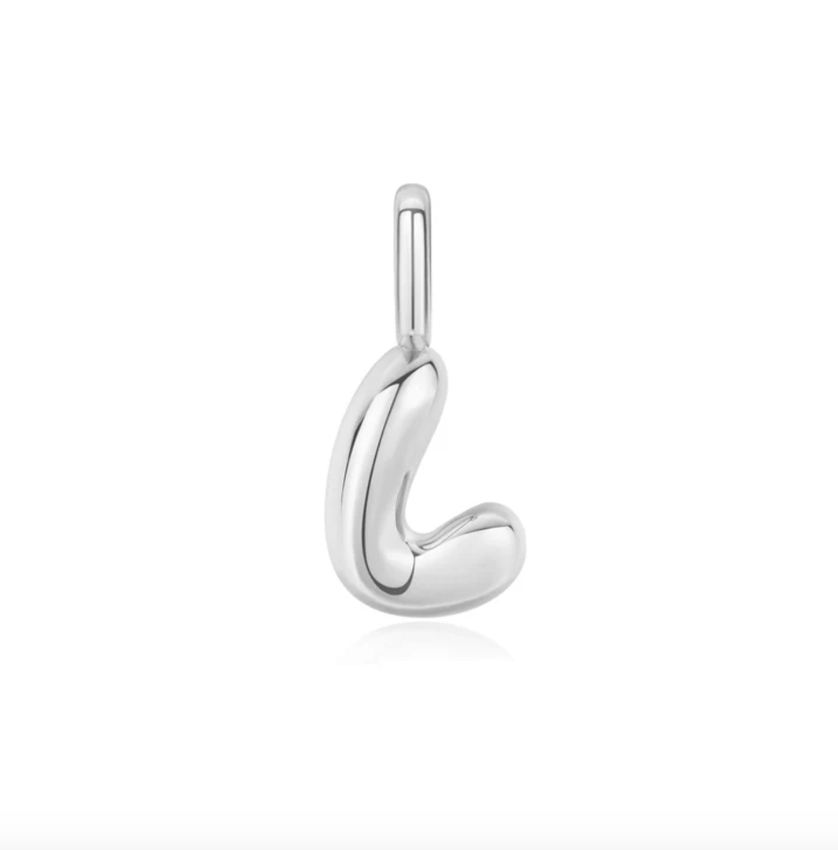 Pop charm letter silver