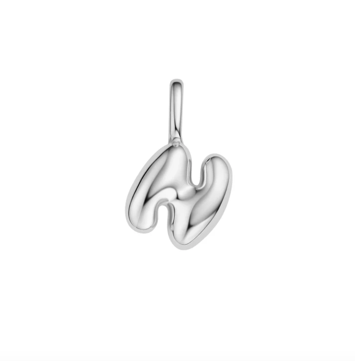 Pop charm letter silver