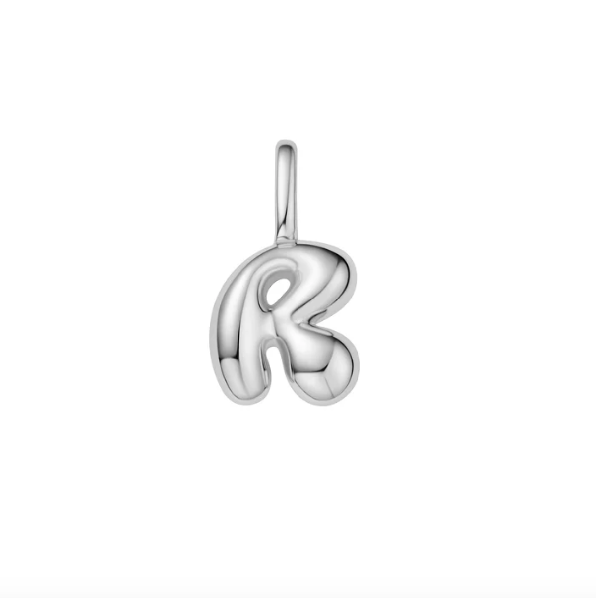 Pop charm letter silver