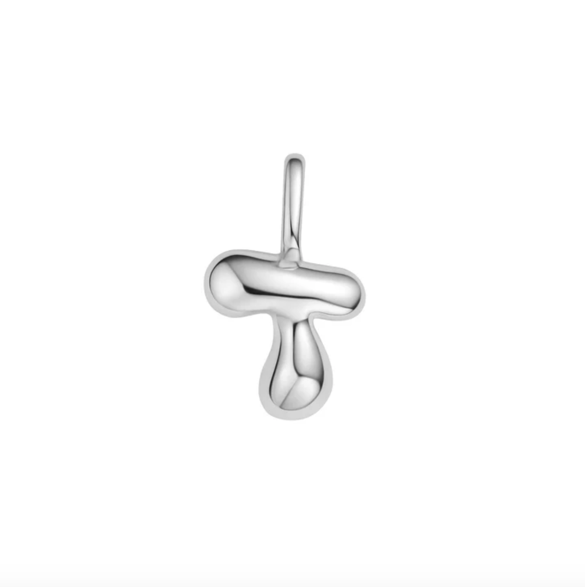 Pop charm letter silver
