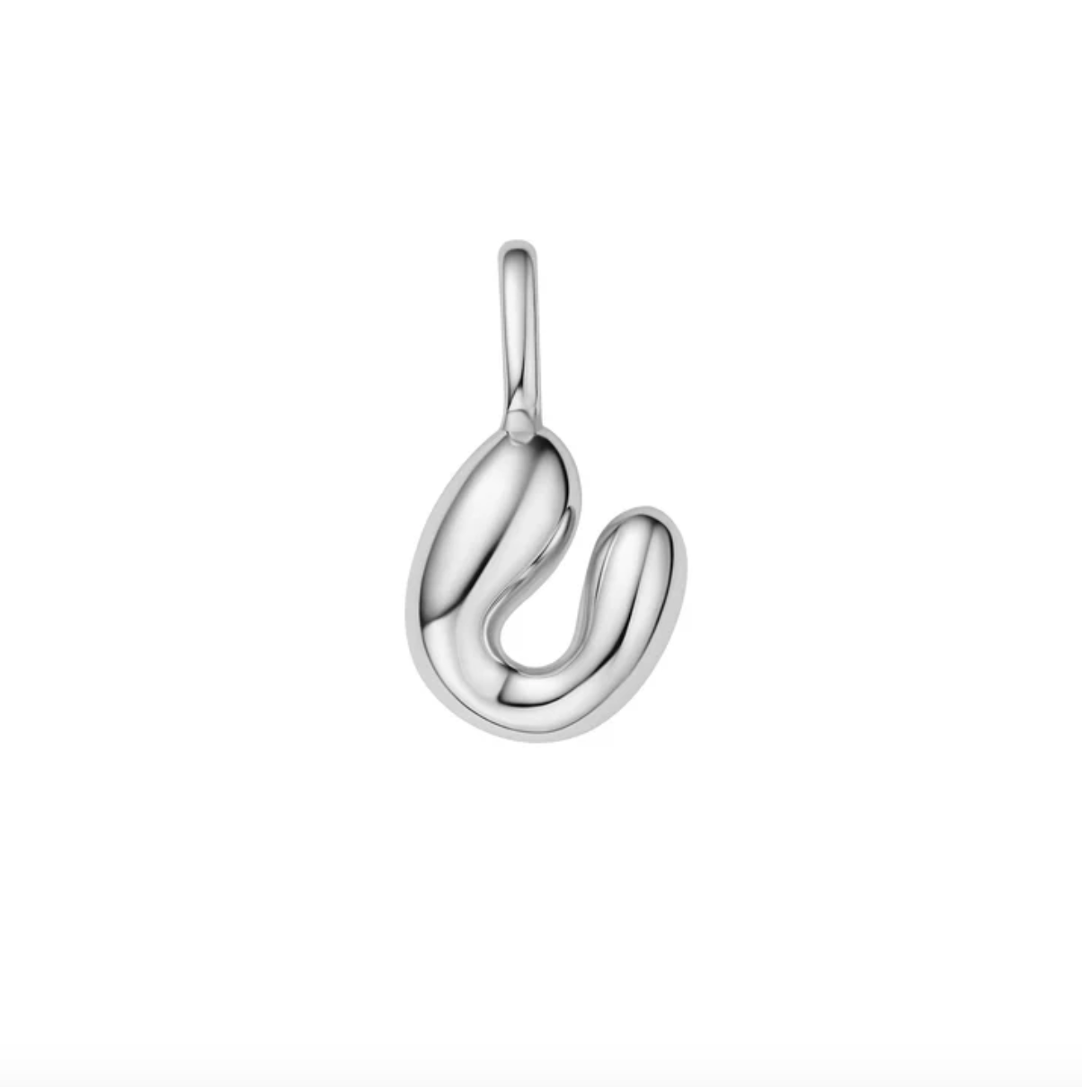 Pop charm letter silver