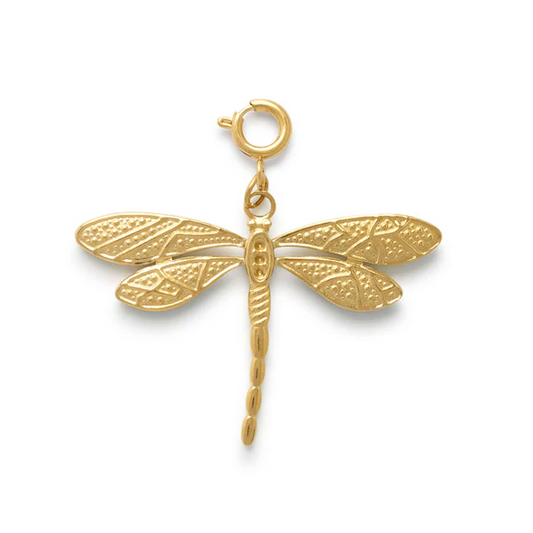 Dragonfly charm
