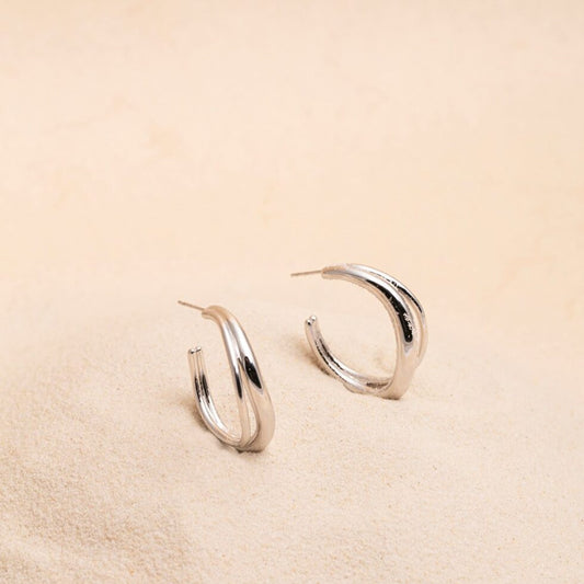 Camilla hoops silver