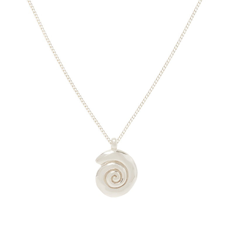 Ocean necklace silver