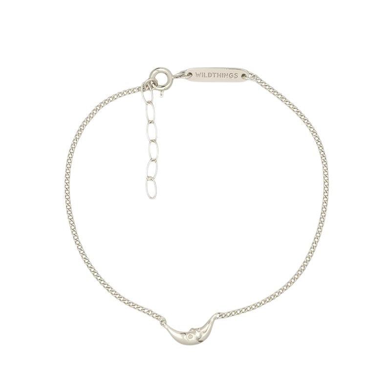 Moon bracelet silver