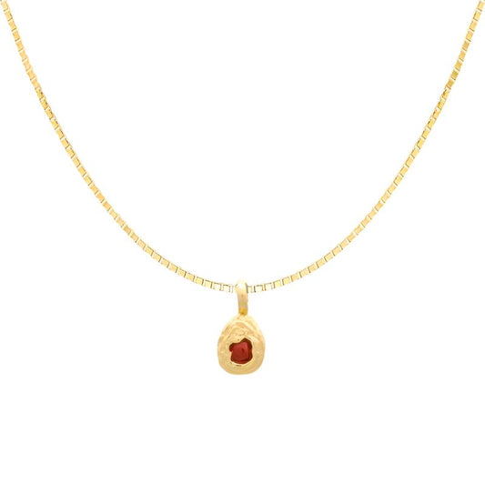 red necklace gold