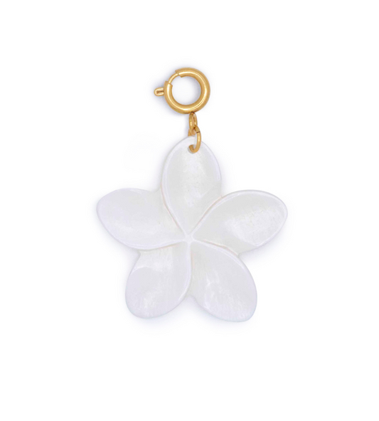Shell flower charm