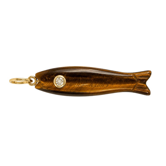 brown fish charm