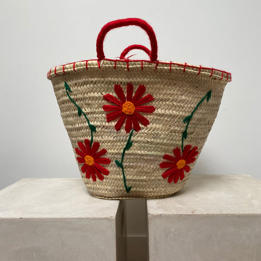 Red flower bag