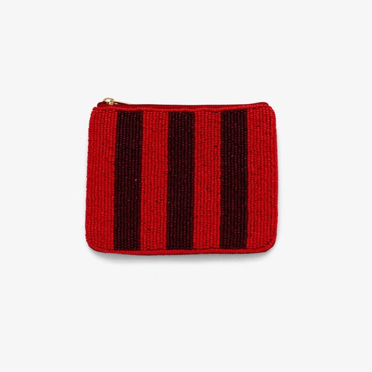 Striped pouch
