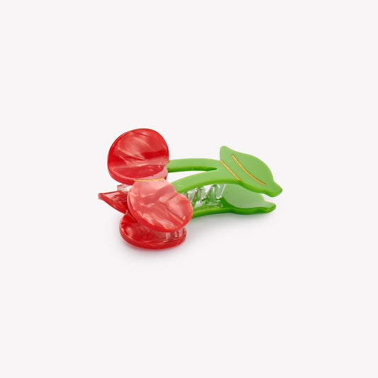 Cherry hair clip