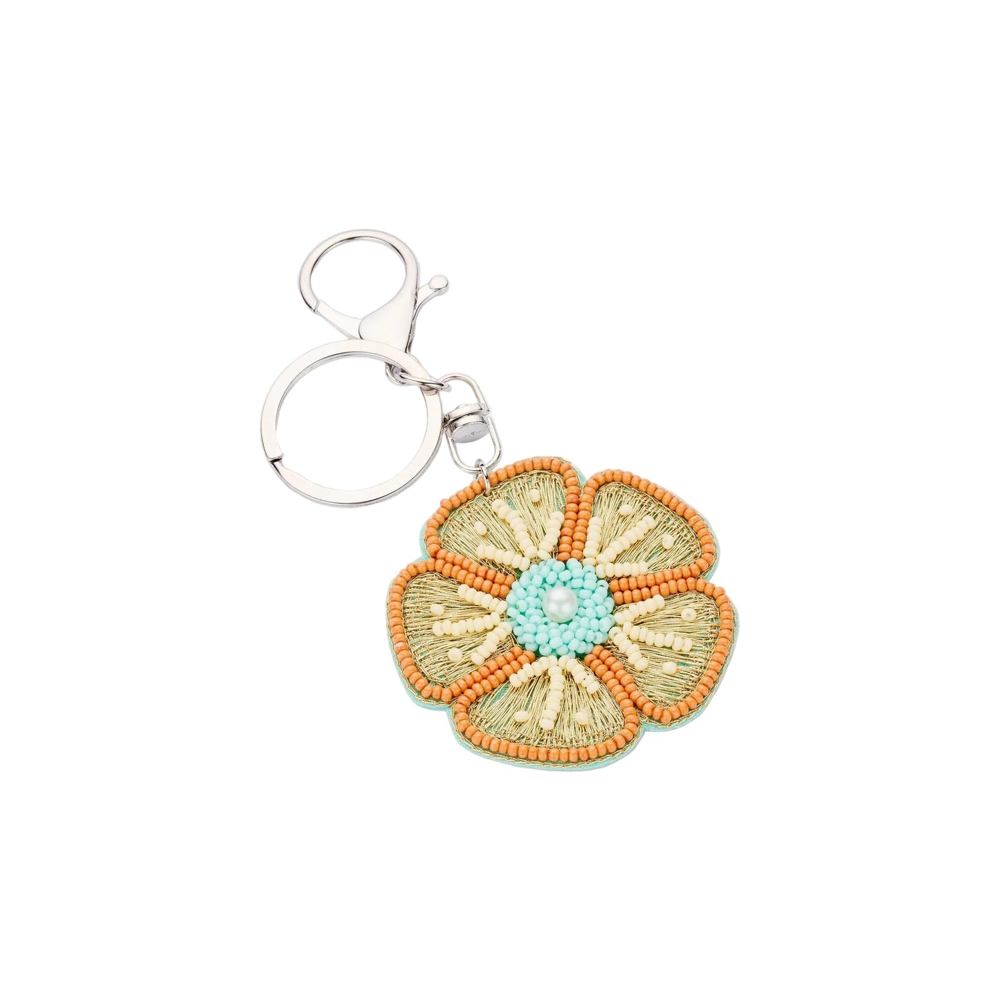 Flower key chain