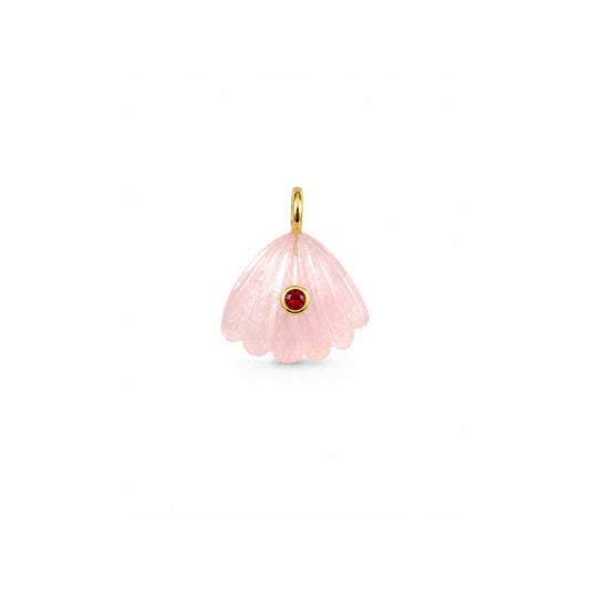 pink shell charm