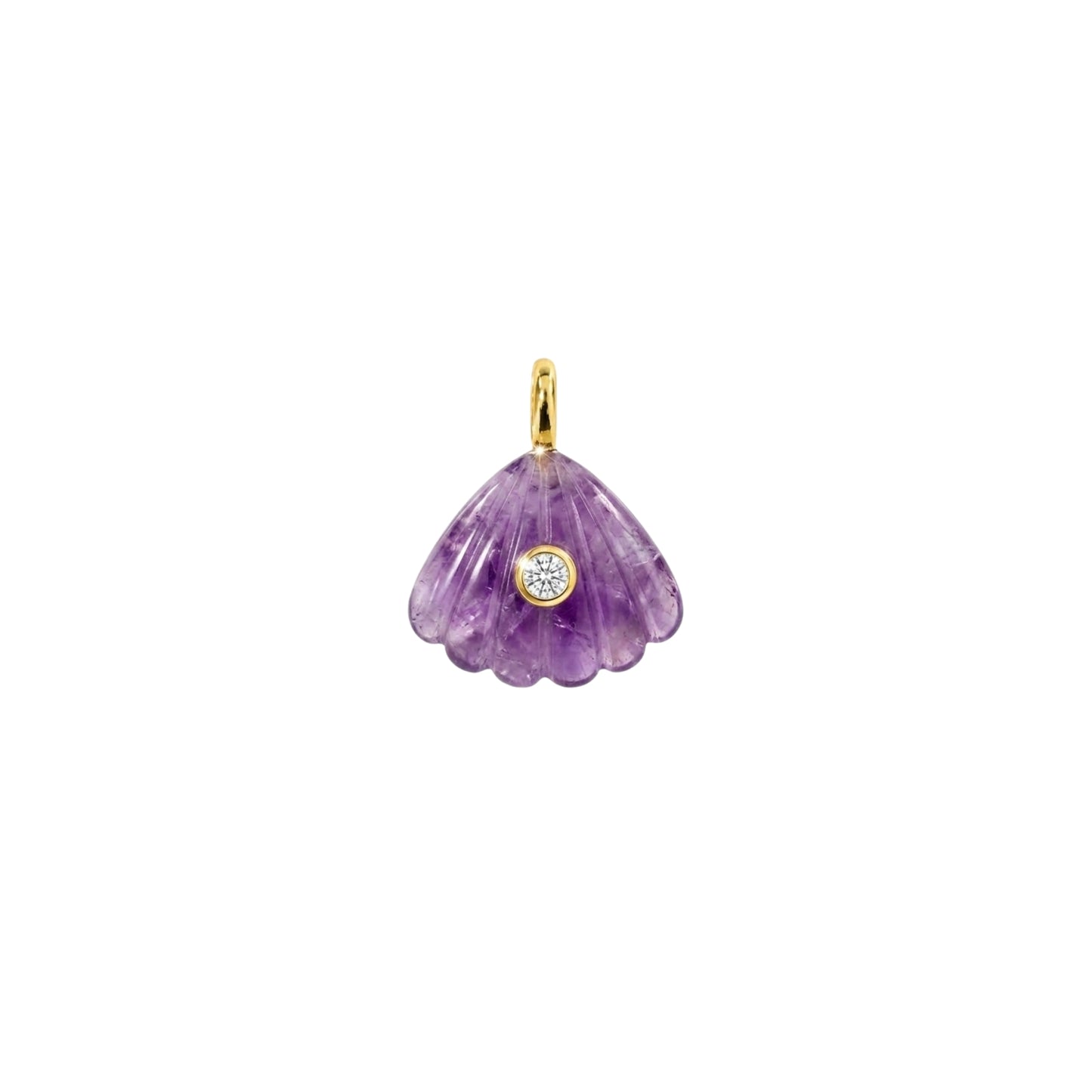 purple shell charm