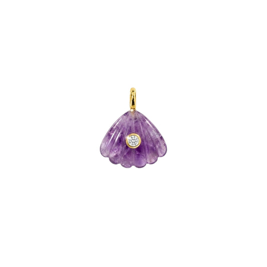 purple shell charm