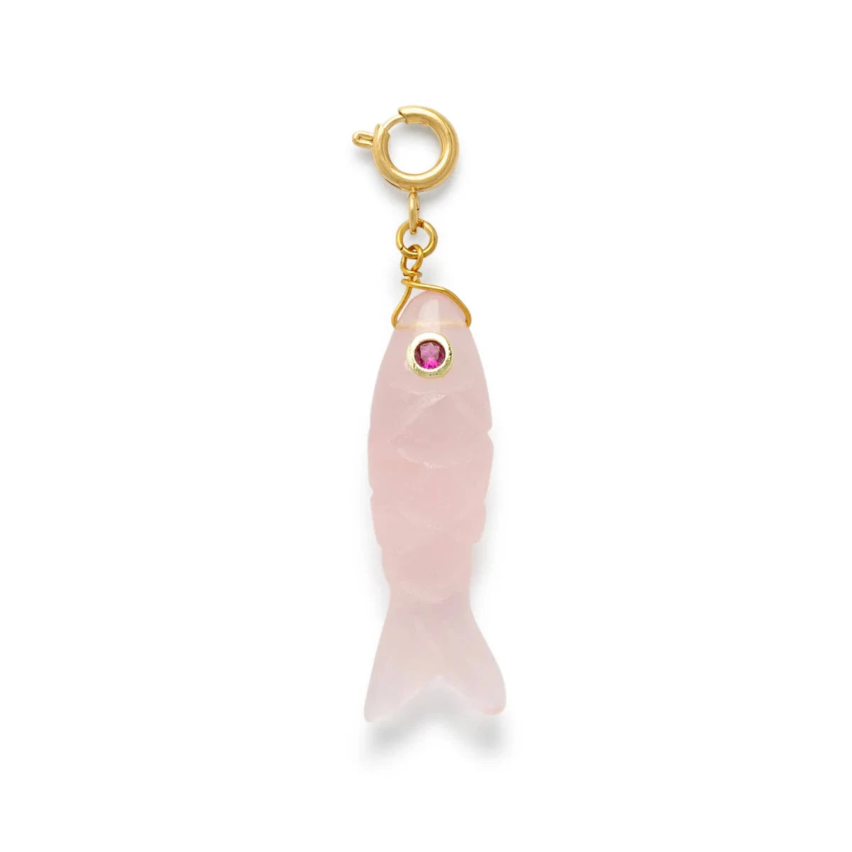 fish charm pink