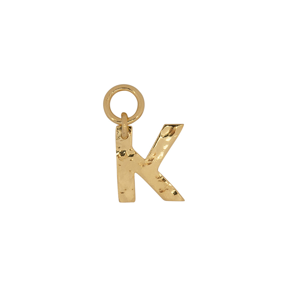 Letter Charm gold