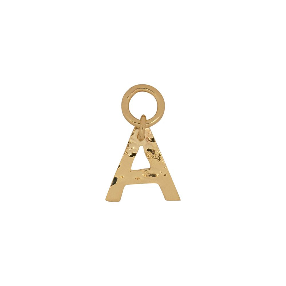 Letter Charm gold