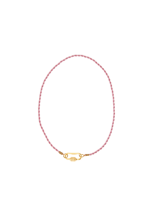 Pink Rope Necklace