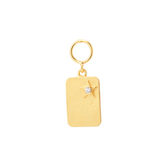Star plate charm