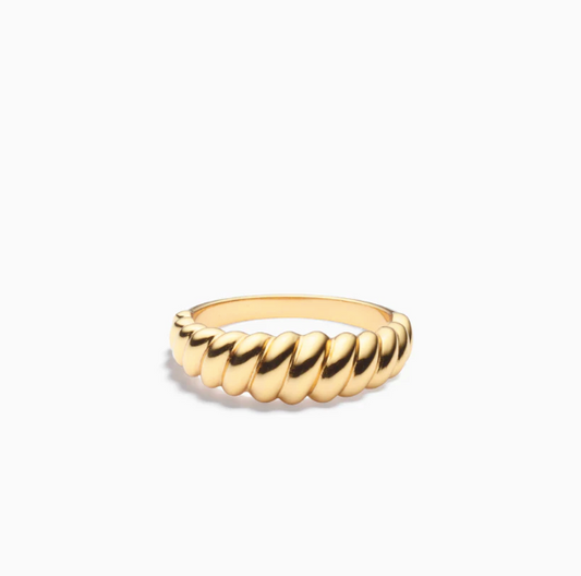Croissant Ring gold